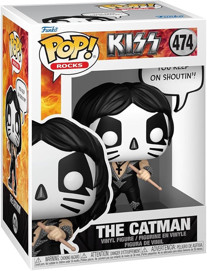 kiss - the catman (r&r all night) 9cm - funko pop! 474