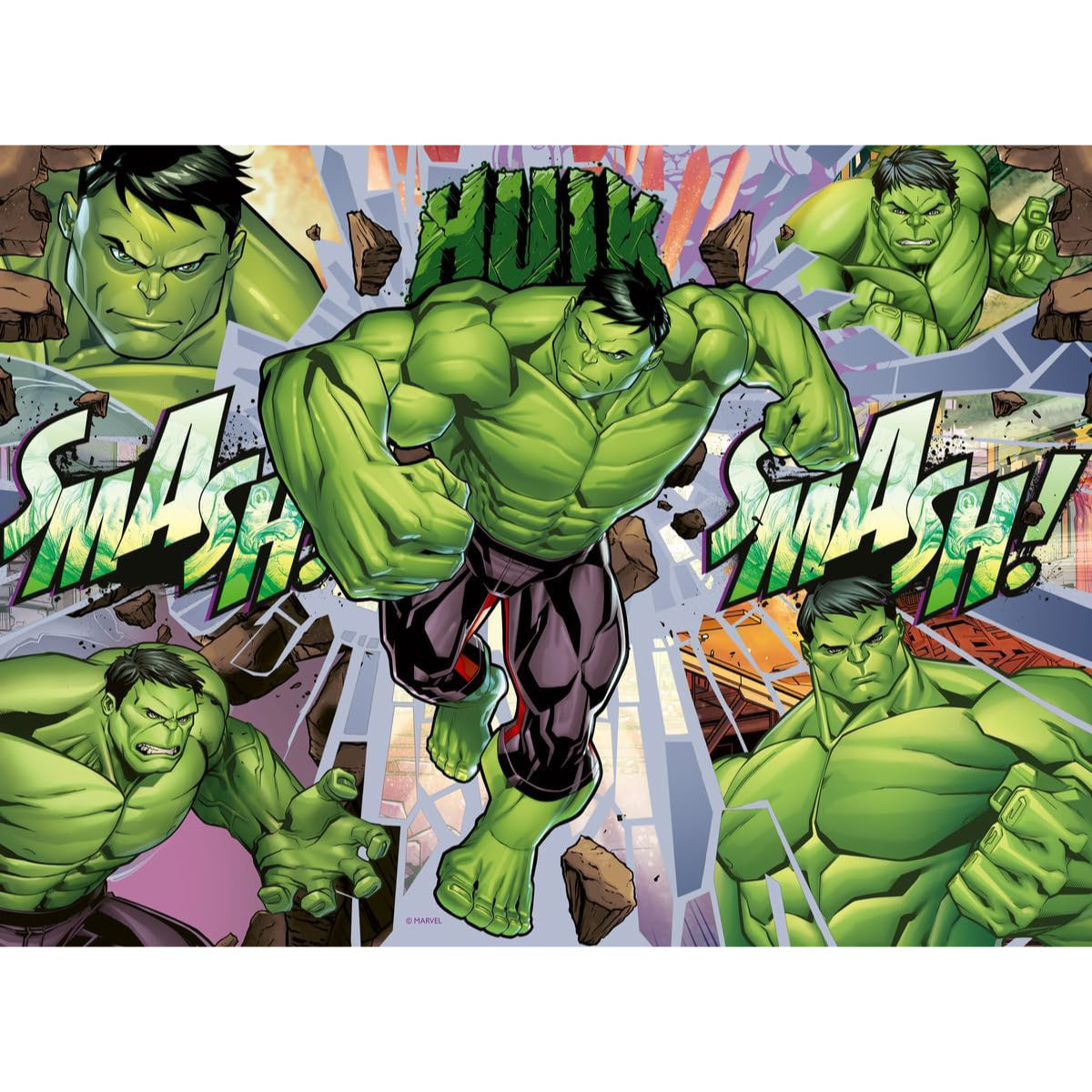 marvel: l'incredibile hulk - puzzle 100 pezzi xxl