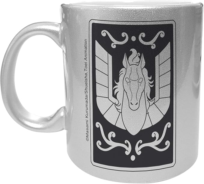 saint seiya - tazza argento 320ml - pegasus