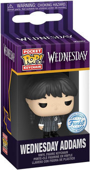 wednesday - wednesday addams 4cm - funko pocket pop! portachiavi