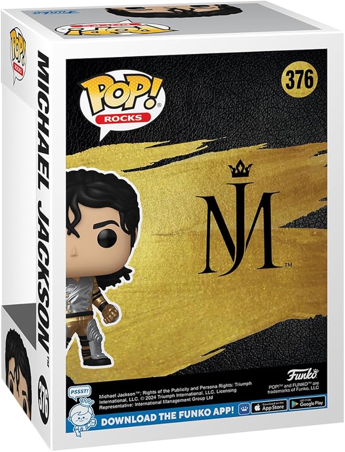 mj - michael jackson 9cm - funko pop! 376