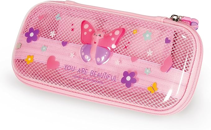 wonder-wow - astuccio due comparti - butterfly