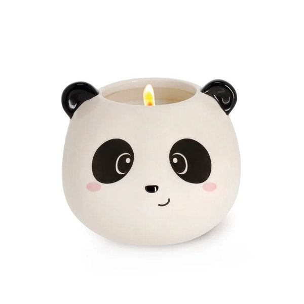 candela profumata con portaoggetti - panda