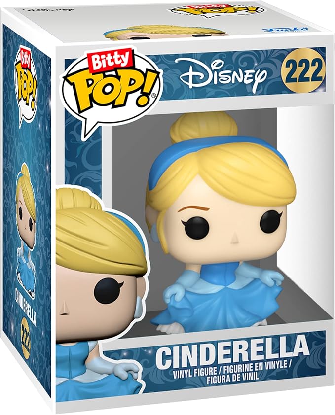 disney - princess cenerentola 4 pack 3cm  - funko pop bitty