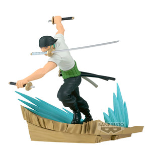 one piece - senkozekkei - roronoa zoro - statua 11cm