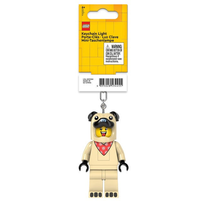 ke213 - carlino - portachiavi con torcia led