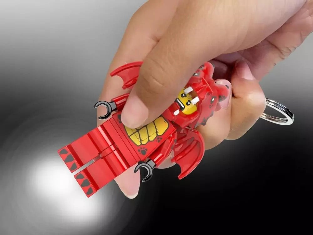 ke196h - dragon boy - portachiavi con torcia led
