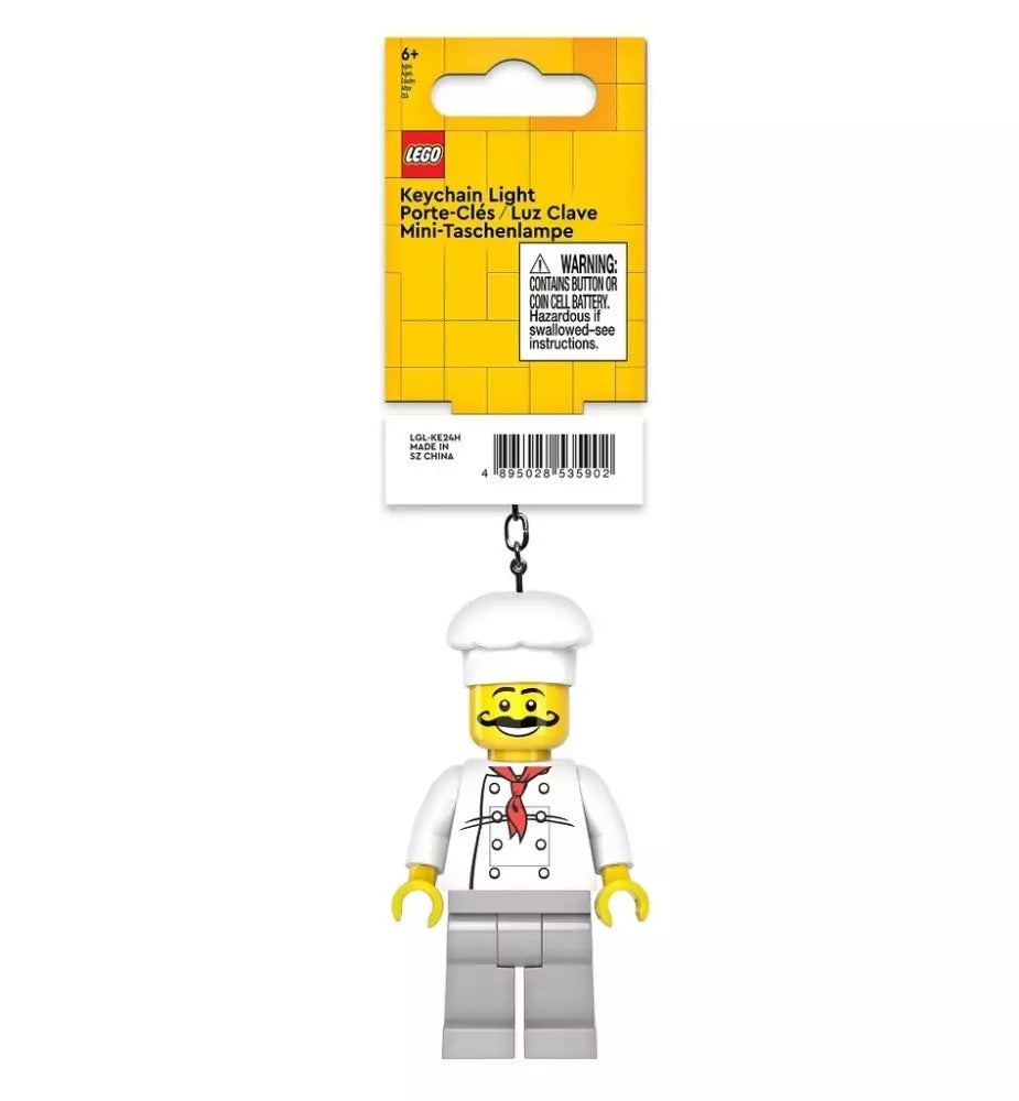 chef - portachiavi con torcia led