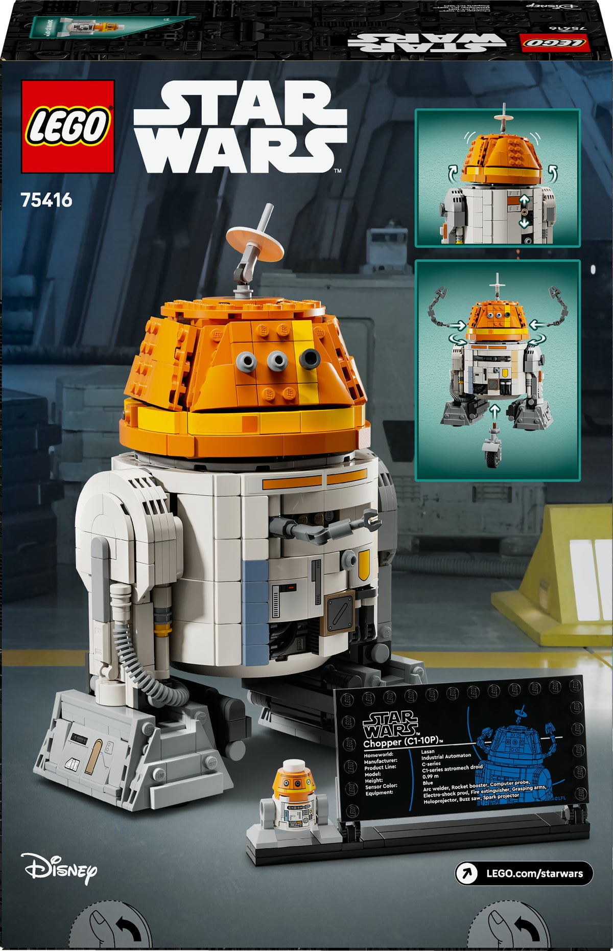 75416 - droide astromeccanico chopper (c1-10p)™