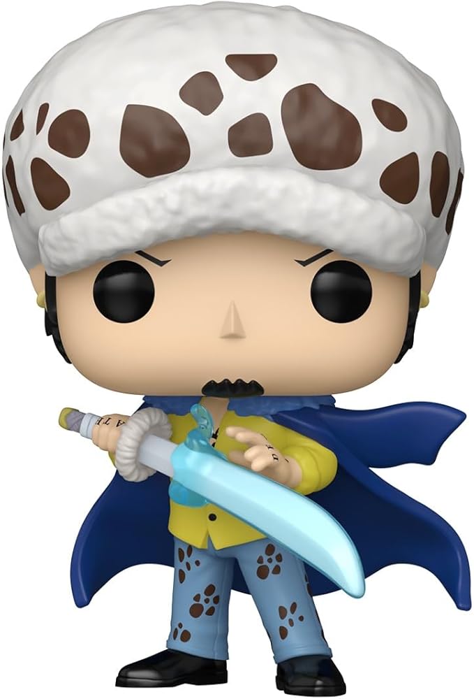 one piece - trafalgar law with blue anesthesia 9cm - funko pop! 1894