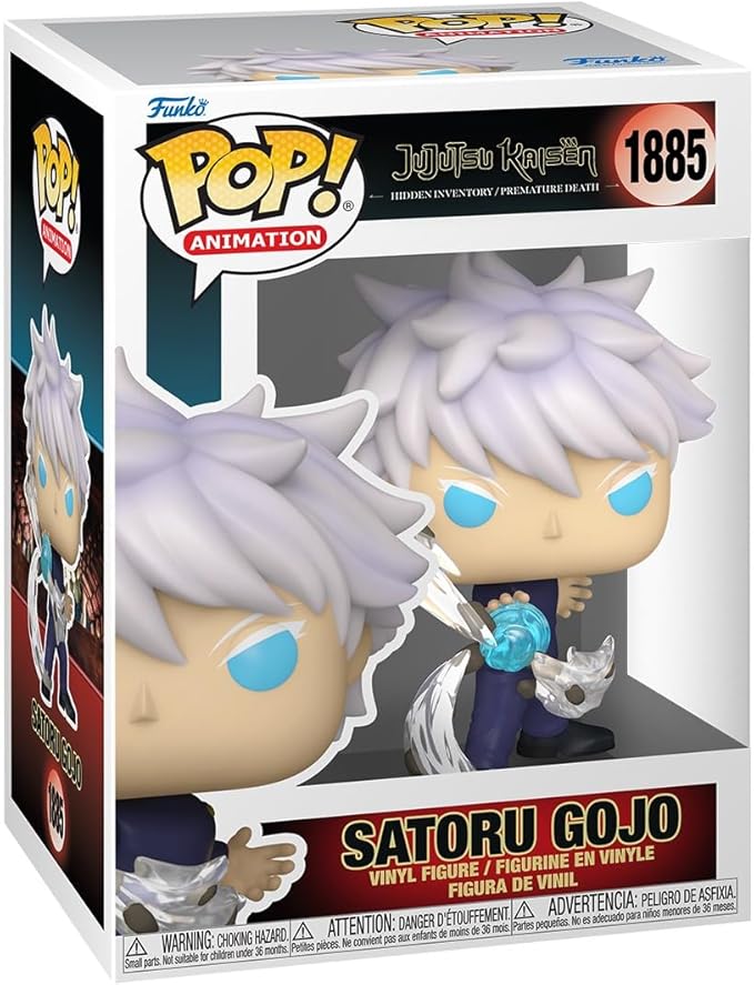 jujutsu kaisen - satoru gojo (hidden inv) 9cm - funko pop! 1885