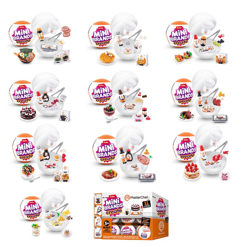 mini brands create - masterchef - modello assortito