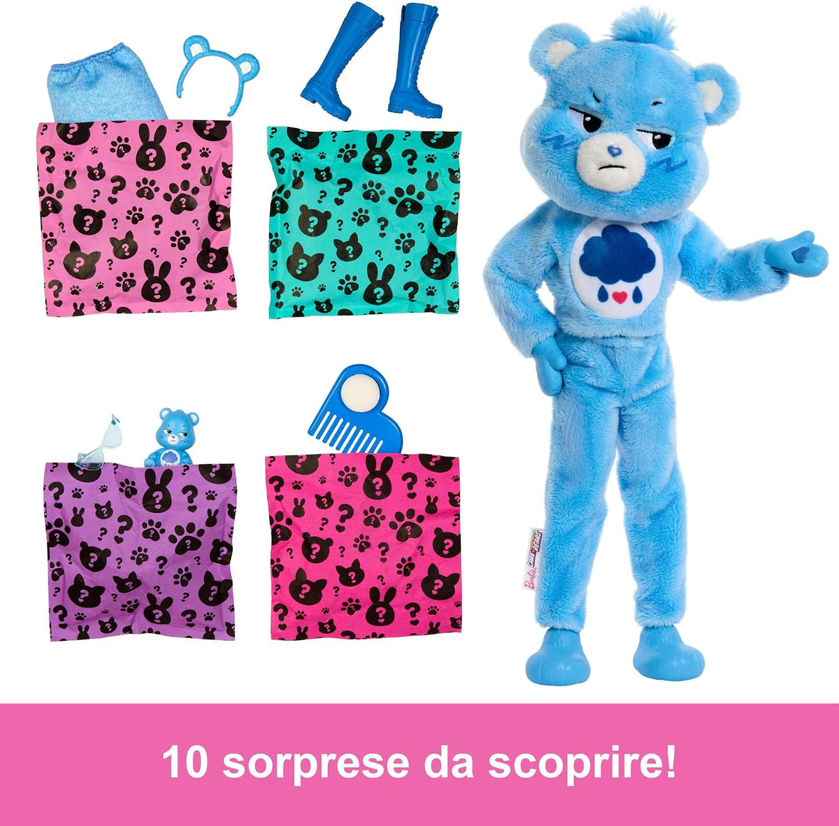 barbie cutie reveal - orsetti del cuore - 1 modello assortito
