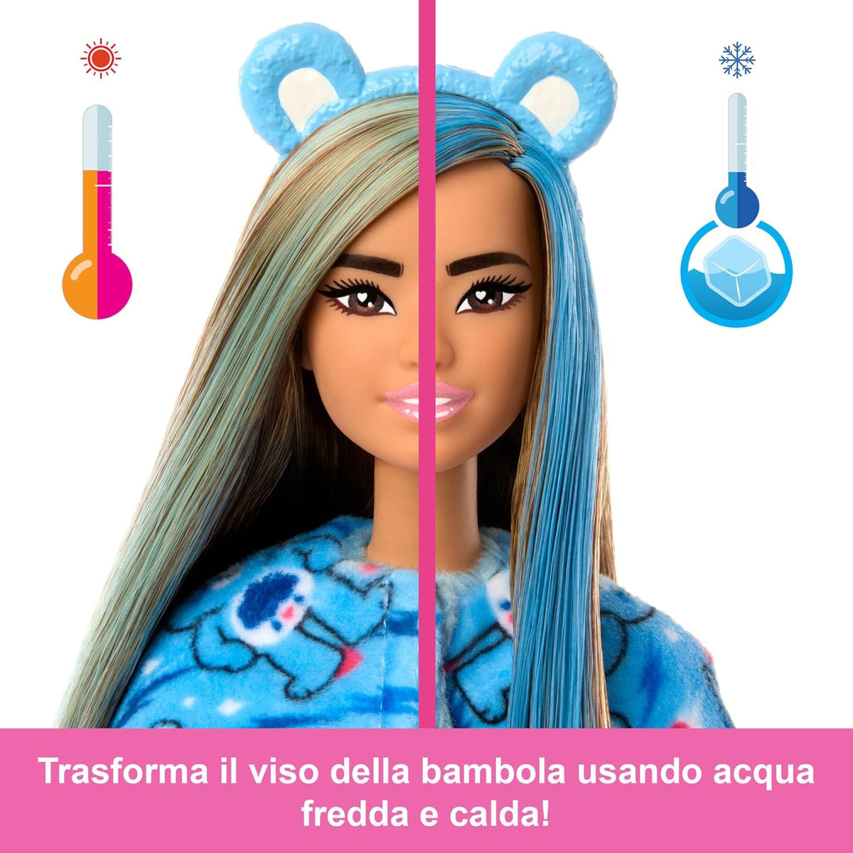 barbie cutie reveal - orsetti del cuore - 1 modello assortito