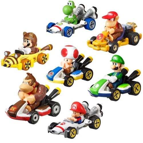 hot wheels - mario kart - un modello assortito