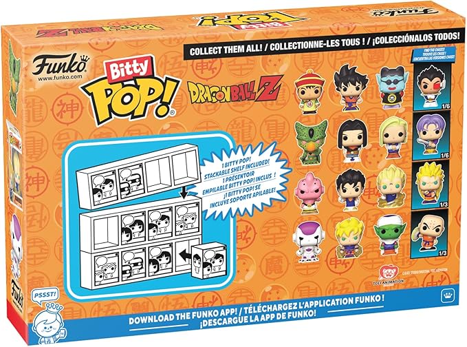 dragon ball z: frieza 4 pack 3cm  - funko pop bitty