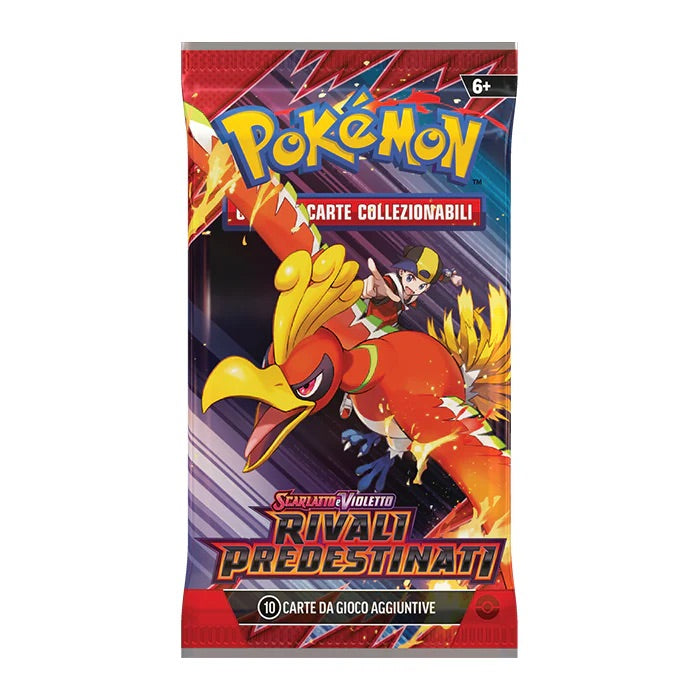 pokémon scarlatto e violetto - rivali predestinati - bustina singola 10 carte (ita)