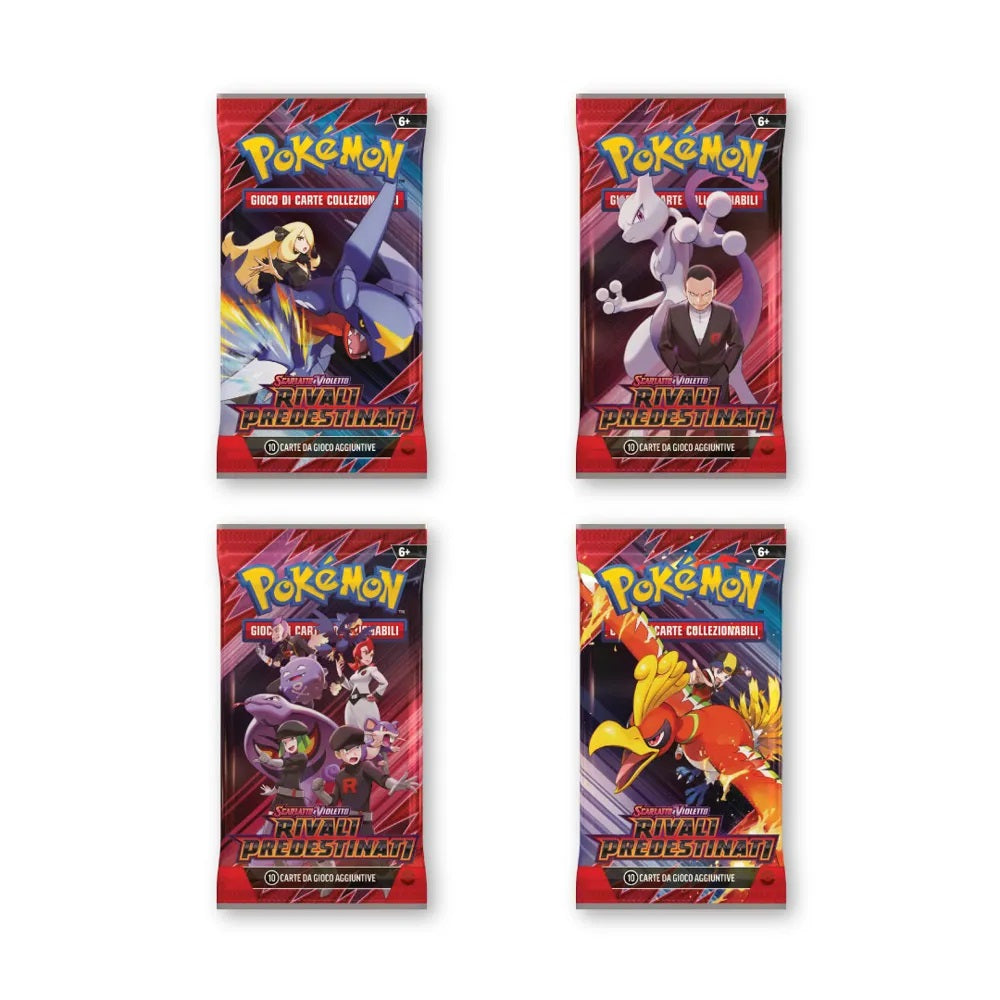 pokémon scarlatto e violetto - rivali predestinati - bustina singola 10 carte (ita)