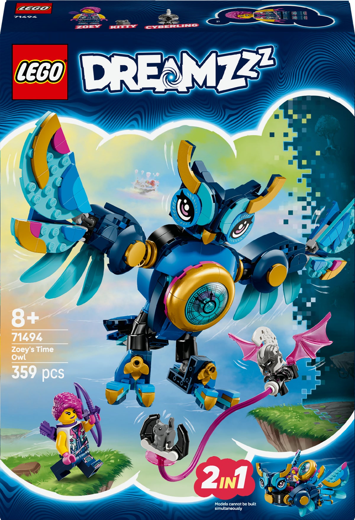LEGO Dreamzzz 71494 Il gufo del tempo di Zoey