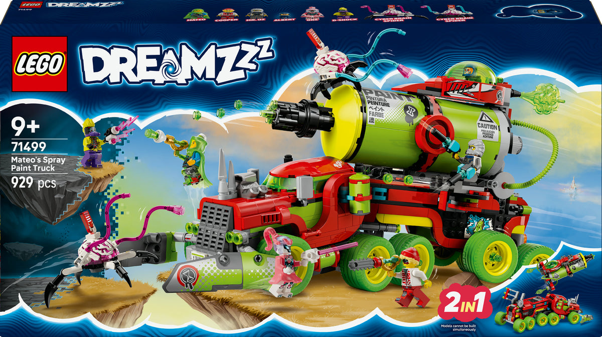 LEGO Dreamzzz 71499 Il camion della vernice spray di Mateo