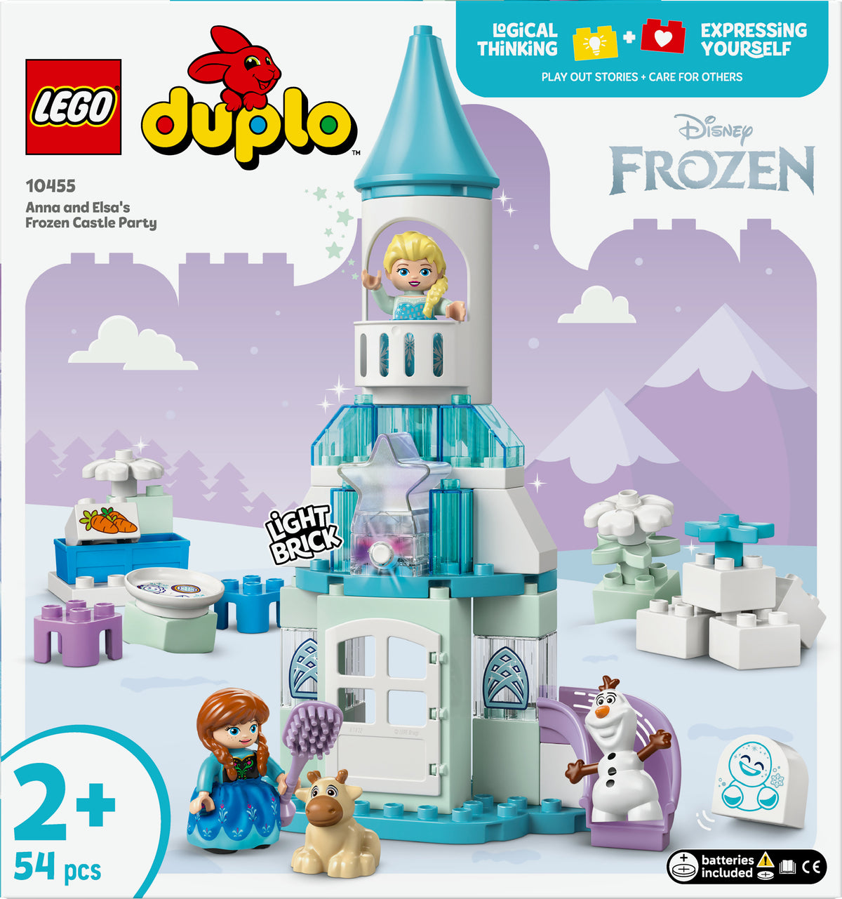 10455 - La festa al castello di Anna ed Elsa Frozen