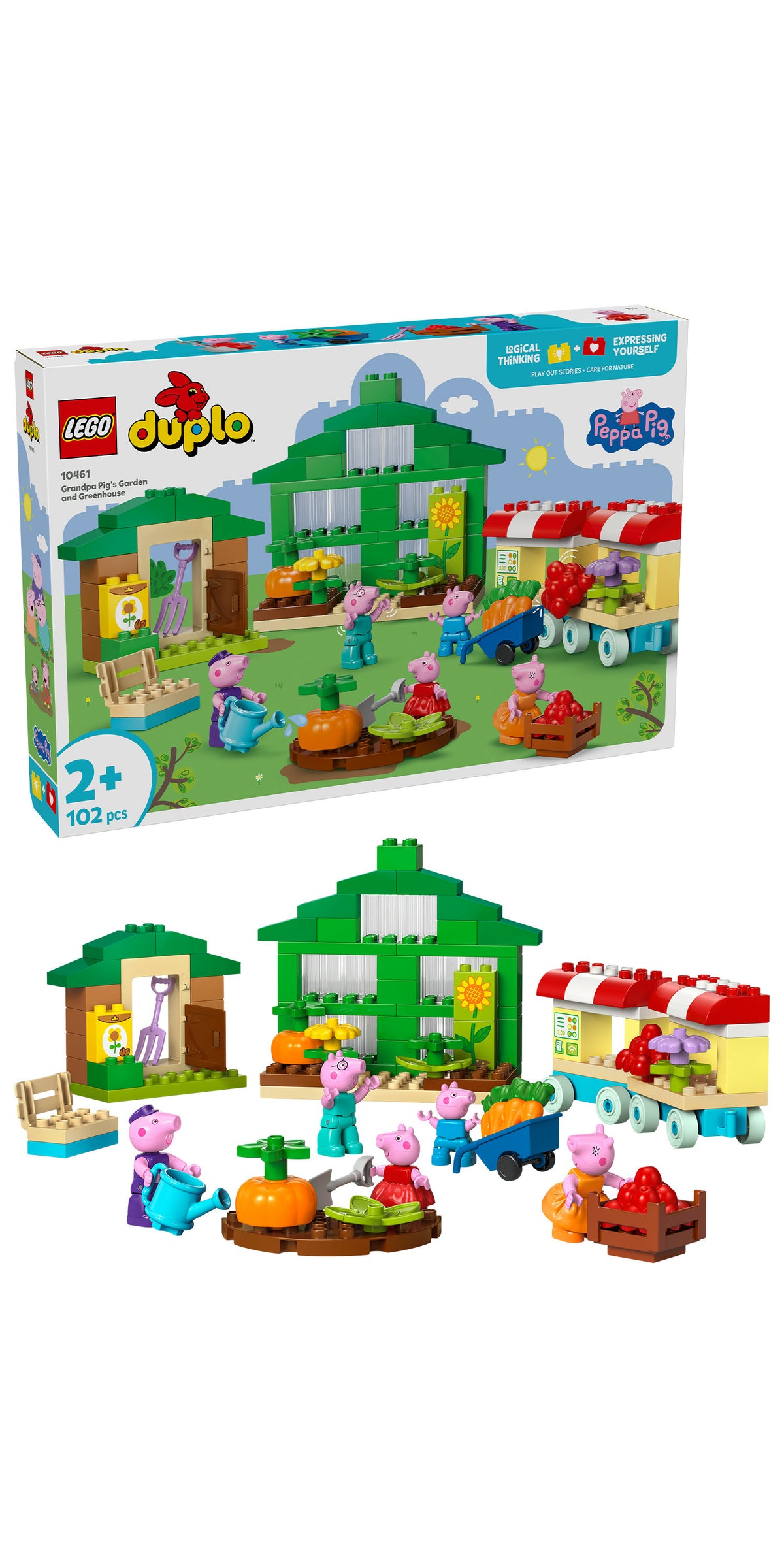 10461 - il giardino e la serra di nonno pig