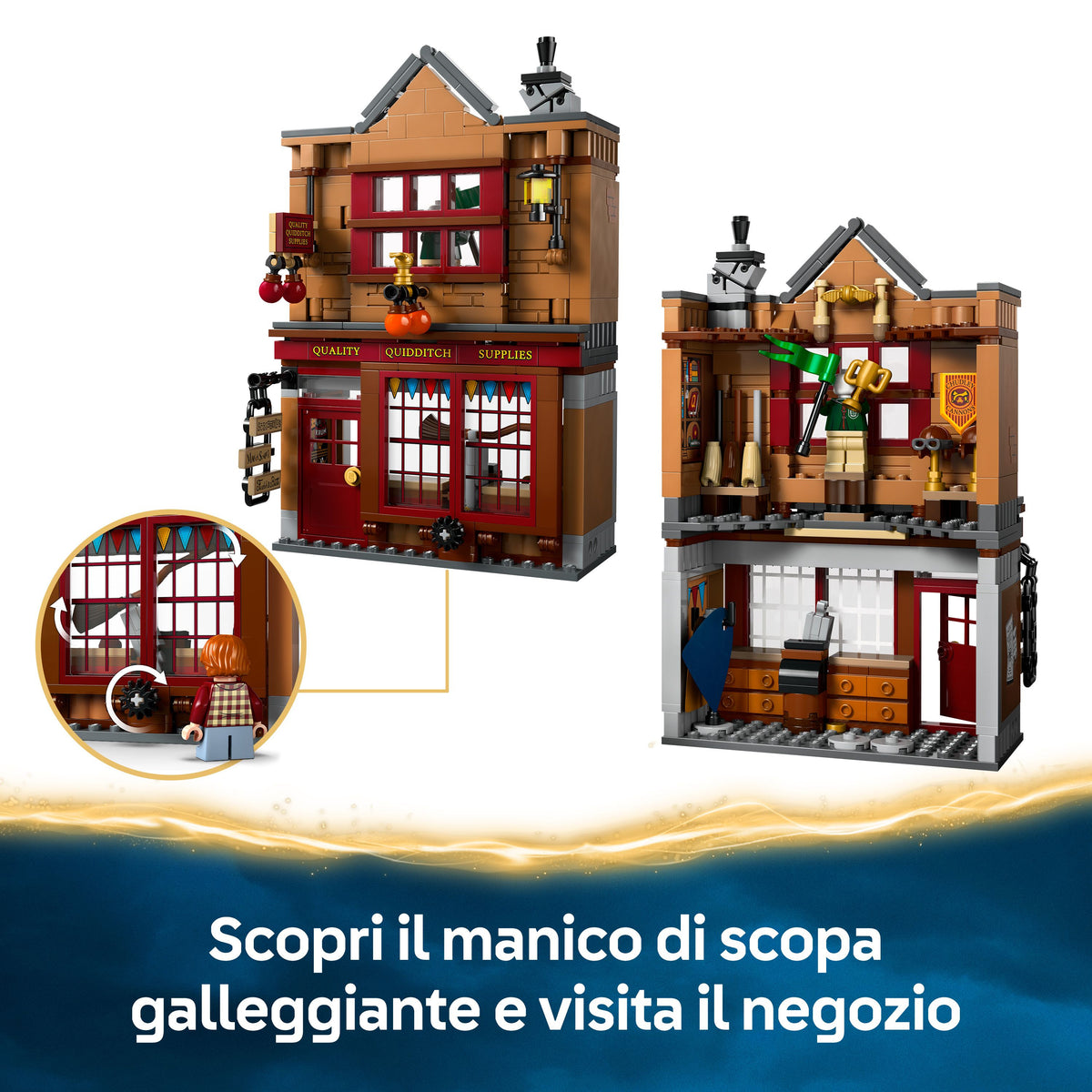 76452 - Accessori di Prima Qualità per il Quidditch e Gelateria