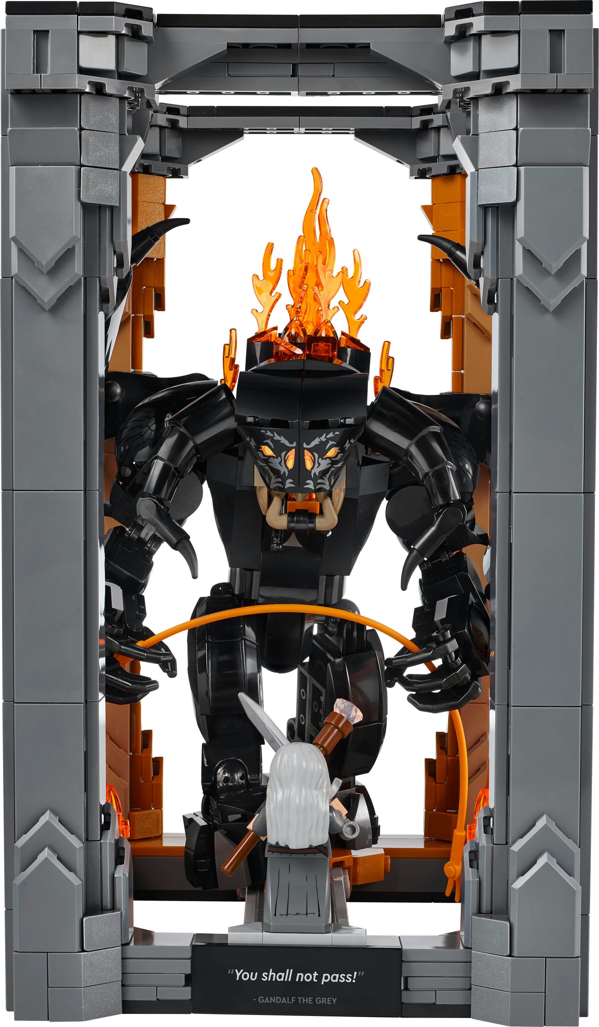 10367 - Il Signore degli Anelli: Book Nook del Balrog™