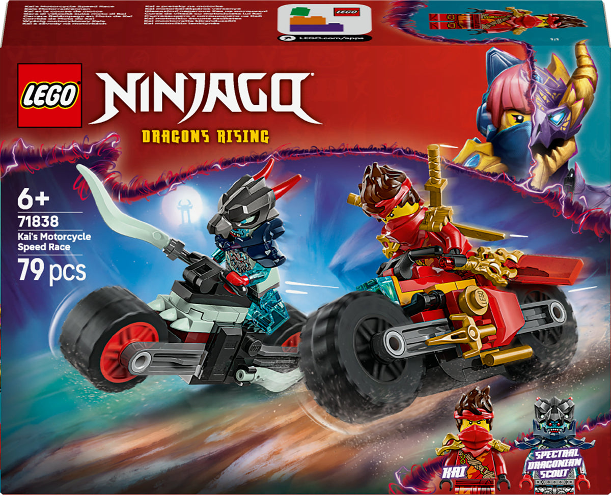 LEGO Ninjago 71838 gara di velocità sulla moto di kai