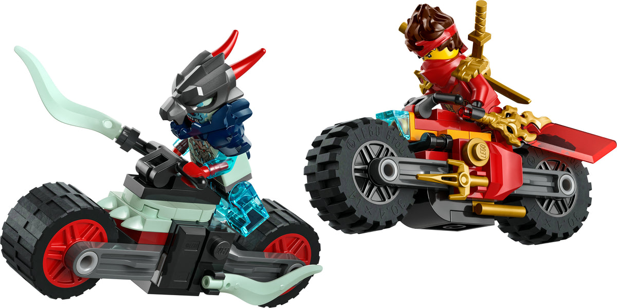LEGO Ninjago 71838 gara di velocità sulla moto di kai