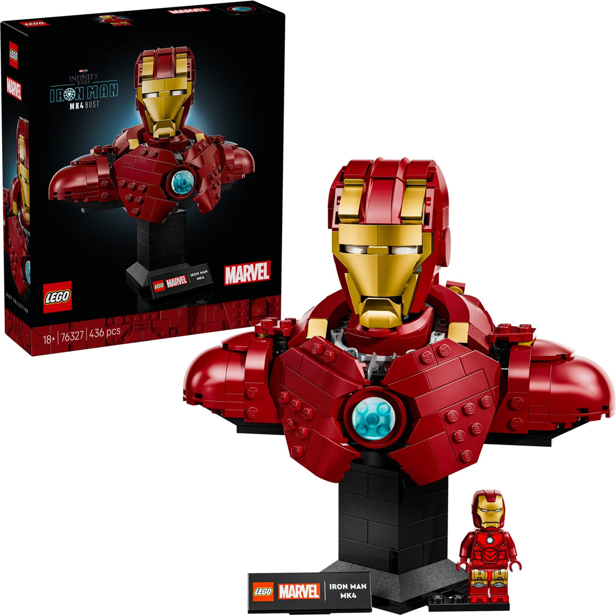 LEGO Super Heroes 76327 busto di iron man mk4
