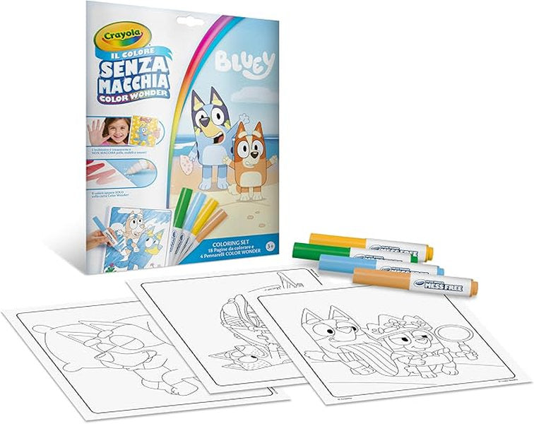 color wonder - bluey
