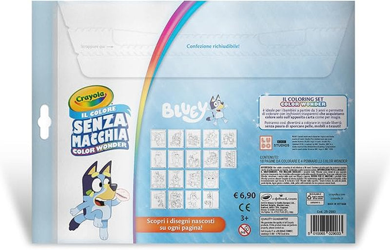 color wonder - bluey