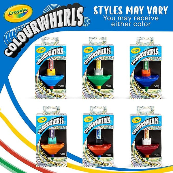 colourwhirls - 1 trottola - modello assortito