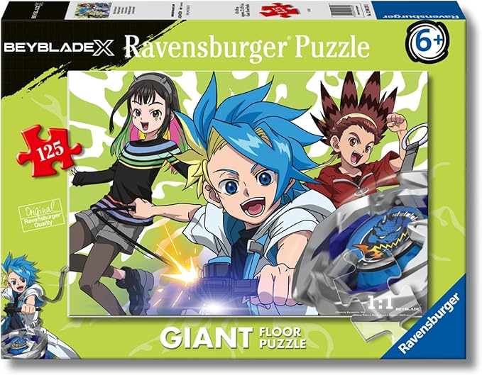beyblade - puzzle gigante da pavimento 125 pezzi