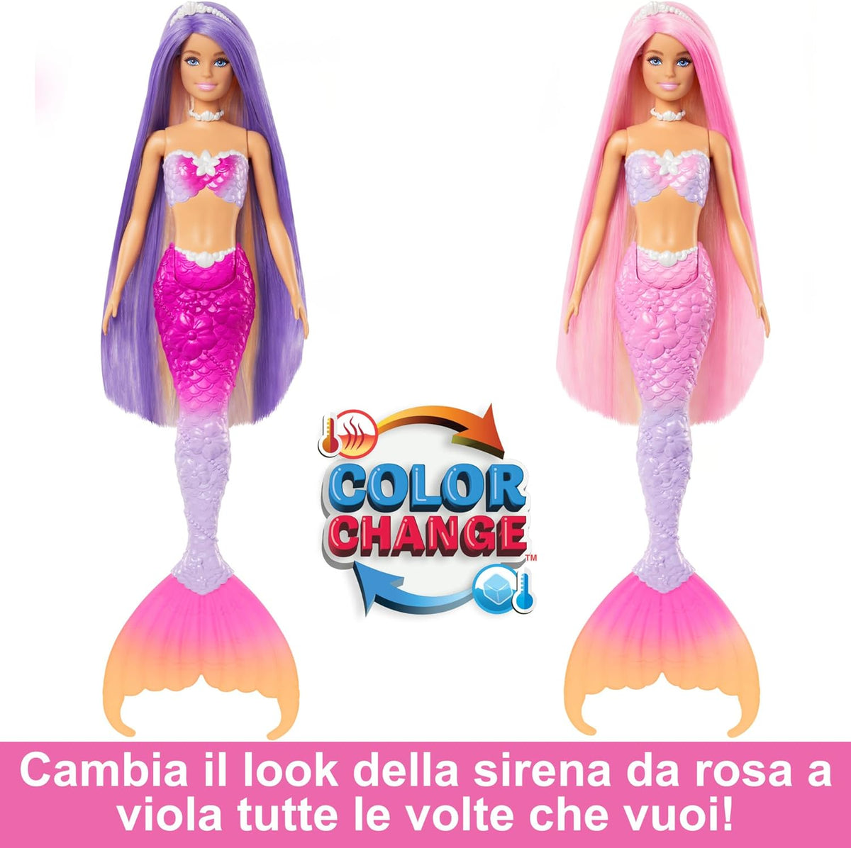 barbie sirena colori del mare