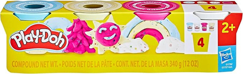 play-doh - 4 vasetti confetti