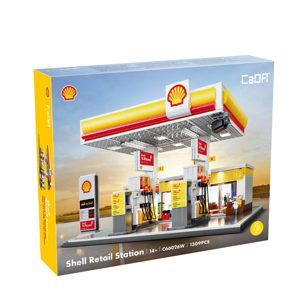 cada - shell stazione di rifornimento - 1309 pz.