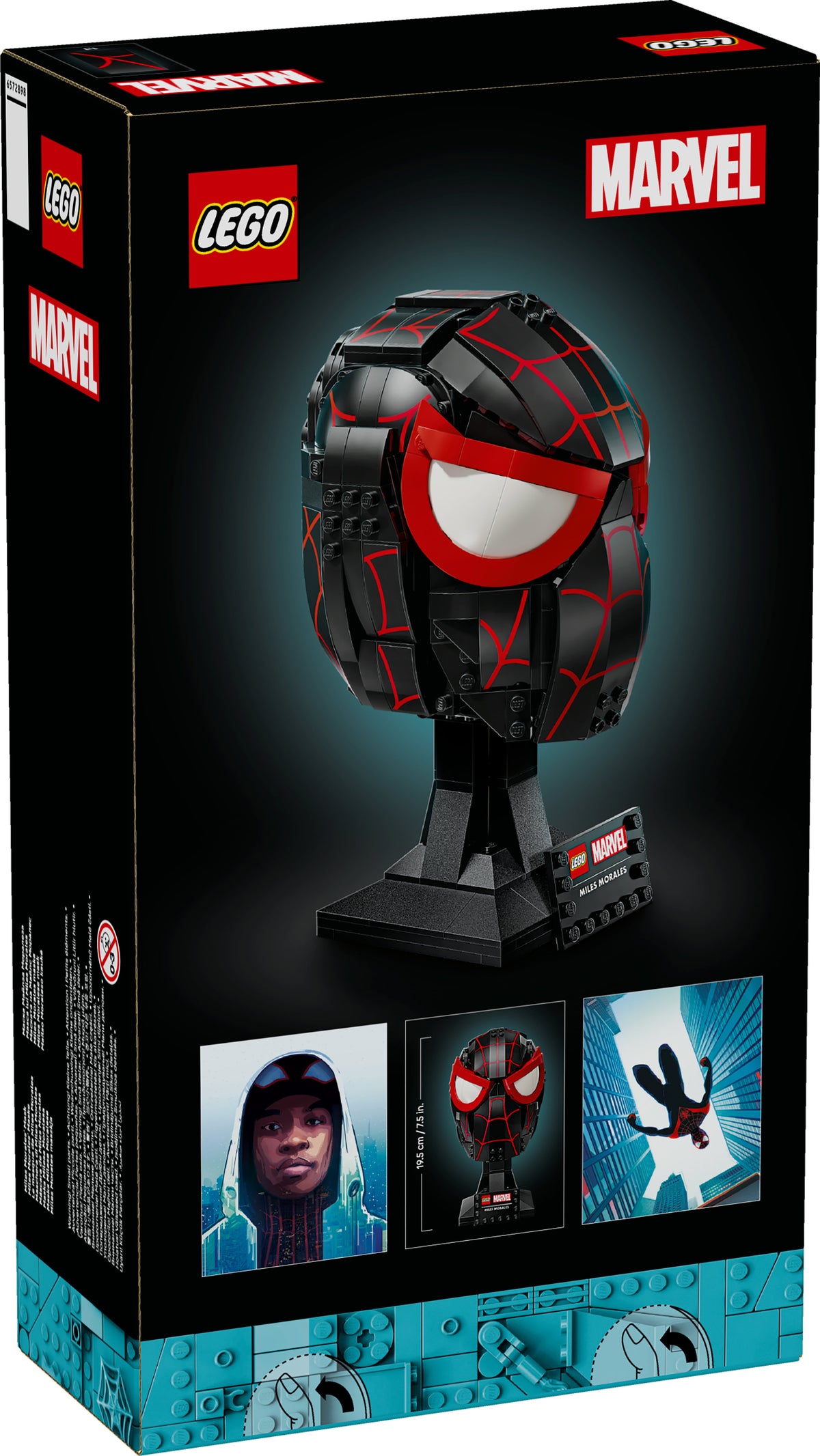LEGO Super Heroes 76329 maschera di miles morales