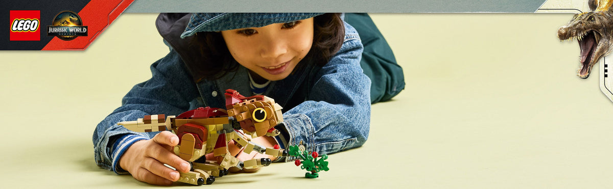 LEGO Jurassic World 76970 dinosauro cucciolo dolores: aquilops