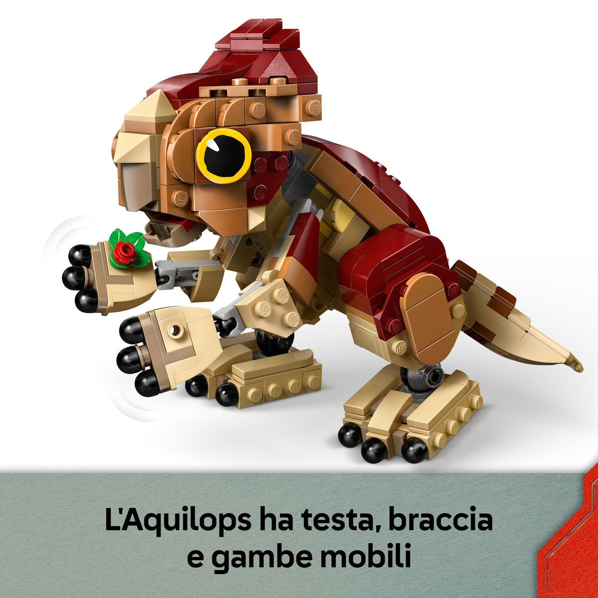 LEGO Jurassic World 76970 dinosauro cucciolo dolores: aquilops