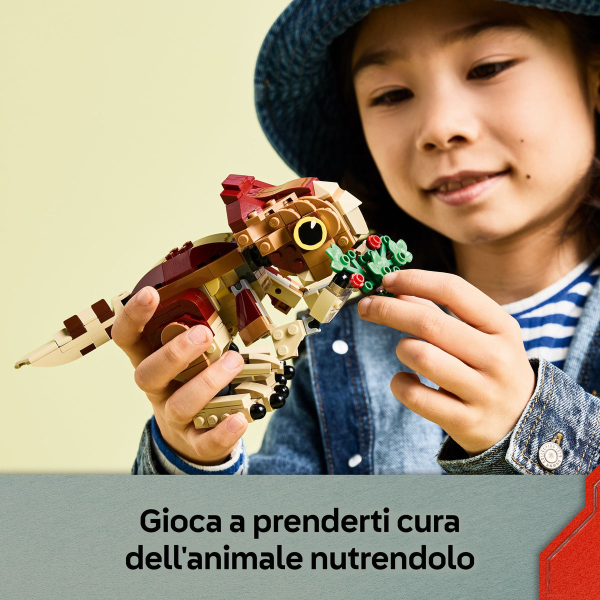 LEGO Jurassic World 76970 dinosauro cucciolo dolores: aquilops
