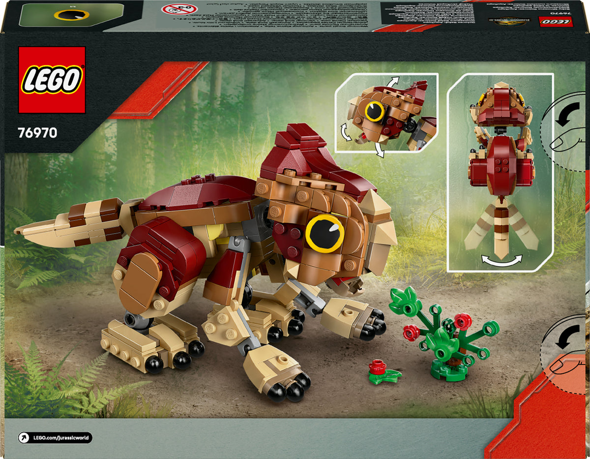 LEGO Jurassic World 76970 dinosauro cucciolo dolores: aquilops