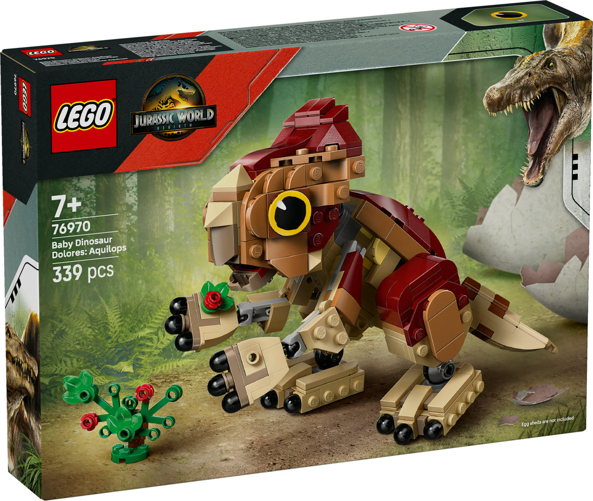 LEGO Jurassic World 76970 dinosauro cucciolo dolores: aquilops