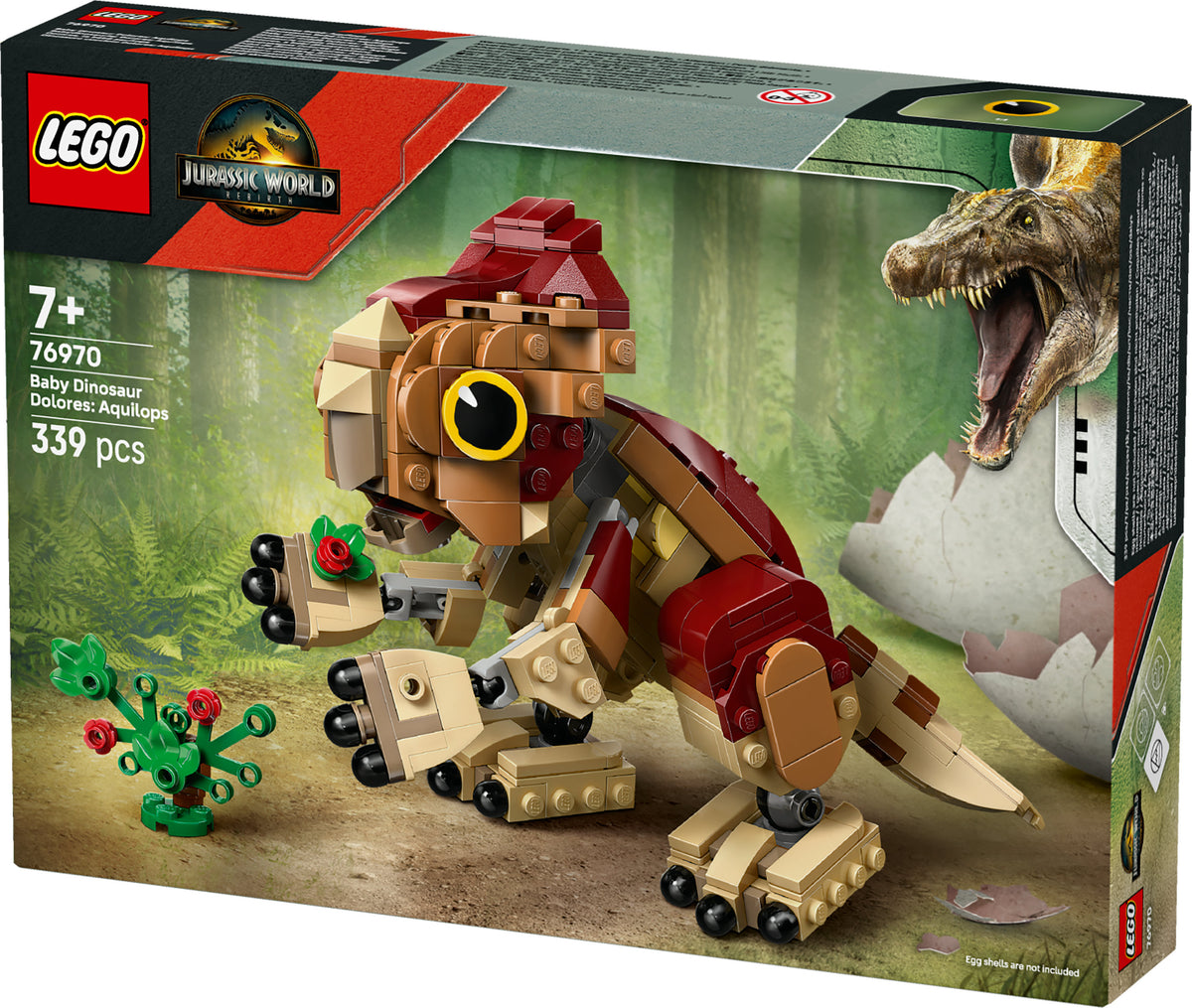 LEGO Jurassic World 76970 dinosauro cucciolo dolores: aquilops