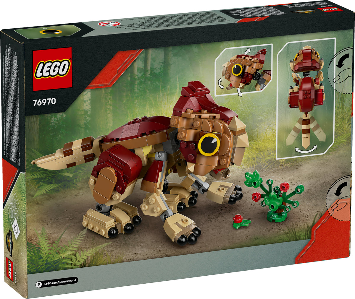 LEGO Jurassic World 76970 dinosauro cucciolo dolores: aquilops