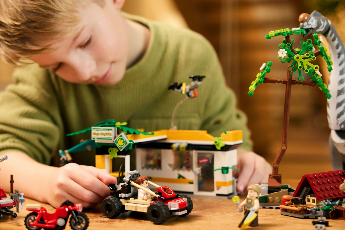 LEGO Jurassic World 76973 alla ricerca del raptor e del titanosauro