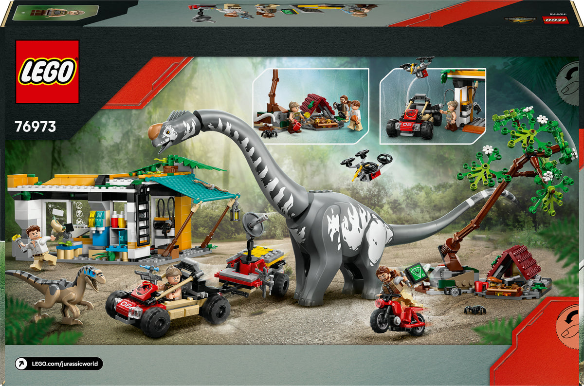 LEGO Jurassic World 76973 alla ricerca del raptor e del titanosauro