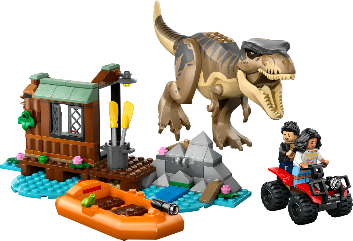 LEGO Jurassic World 76975 fuga sul fiume dal t. rex