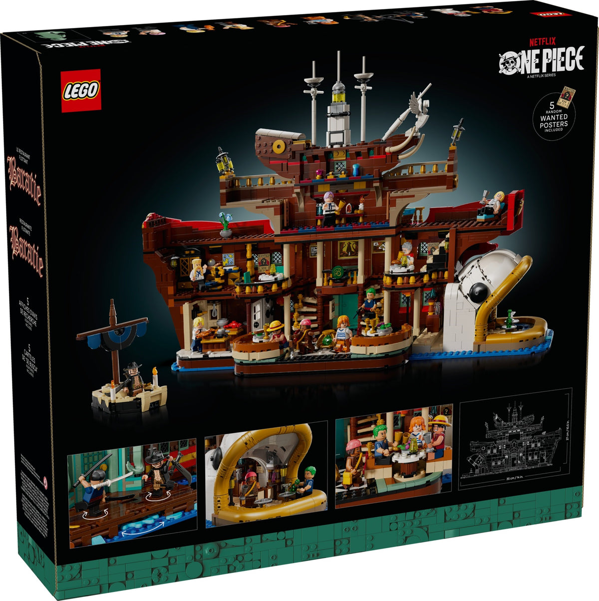 LEGO One Piece 75640 baratie, il ristorante galleggiante
